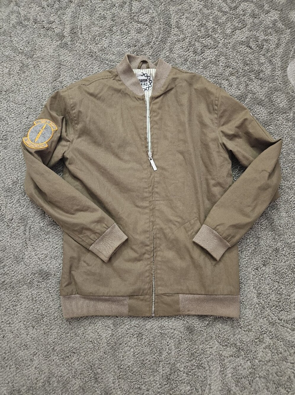 DROP DEAD 'Death Is The Key' Embroidered Bomber Jacket - Picture 5 of 10